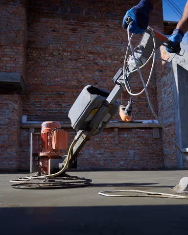 finishing concrete