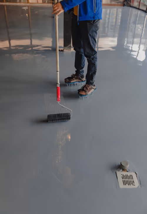 commercial concrete project